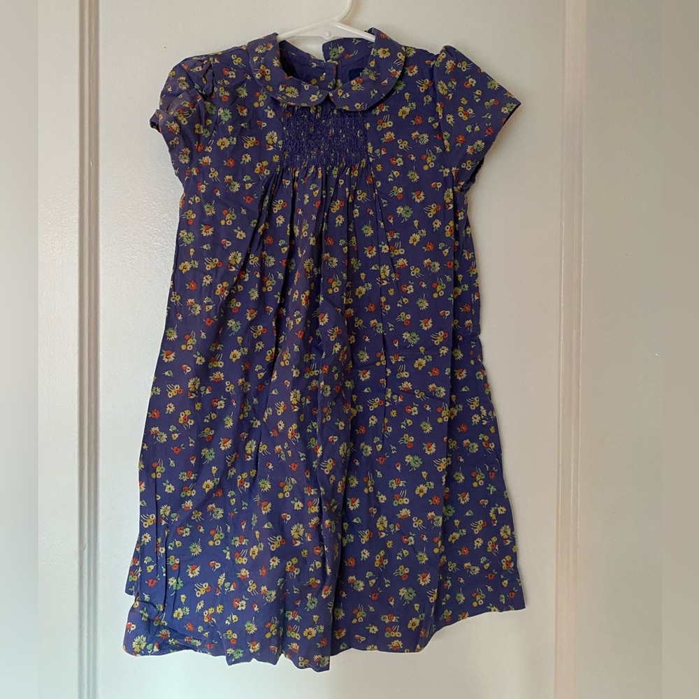 Polo Ralph Lauren Girls Floral Smocked Cotton Dress 4T